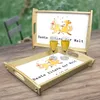 Mr. & Mrs. Panda Servier Tablett Fuchs Beste Eltern der Produktbild-Vorschau 2