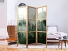 Paravent Wald Nebel Natur 135x171 cm - 3-teilig - einseitig Produktbild-Vorschau 3