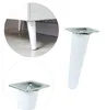 Schräg Buchenbein UNIQ 12 cm mit Montageplatte Weiß 4 Stück Produktbild-Vorschau 3