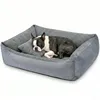 4L Textil TEO Kuscheliges Hundebett mit Rand, abnehmbarer Produktbild-Vorschau 3