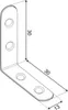 100x Winkelverbinder 30x30x13x2,0 mm verzinkt Produktbild-Vorschau 2