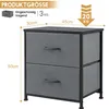 Sweetcrispy 2er Set Nachttische, Nachtschrank Kommode mit 2 Produktbild-Vorschau 7
