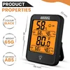 AdroitGoods - Digitales Hygrometer Innenraumthermometer - Produktbild-Vorschau 5