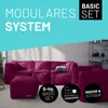 A modular sofa set in a living room setting. Produktbild-Vorschau