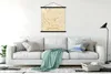 MuchoWow® Textilposter Karlsruhe - Stadtplan - Vintage - Produktbild-Vorschau 3