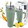 Orion | Thermo mug - Con manico - Acciaio inox - Verde - Anteprima dell’immagine prodotto 2