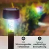 LED Solar-Gartenleuchte Wegeleuchte Erdspieß RGBY mit Produktbild-Vorschau 1