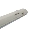 A close-up, angled view of a gray, rectangular light fixture against a white background. Podgląd zdjęcia produktu