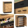 Garderoben komplett Set, 5-teilig, Gold Craft Eiche Produktbild-Vorschau 4