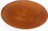 A rusty, oval-shaped metal dish with a small hole in the center, presented on a white background. Podgląd zdjęcia produktu