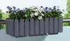 Blumenkasten mit Wasserspeicher Nessa 50 cm Grau Produktbild-Vorschau 2