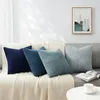 Kissenbezug Blau 45x45 4er Set Kissen Aesthetic Sofakissen Produktbild-Vorschau 3