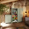 Keter Gartenschrank mit Böden Planet Jadegrün Produktbild-Vorschau 4