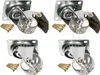 KOTARBAU® 4er Set (2 mit Bremse) Transparente Möbelrollen Ø Produktbild-Vorschau 1