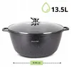 GARNEK DUŻY 13,5 L traditioneller MARMOR-KESSEL DECKEL Produktbild-Vorschau 5