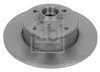 2x FEBI BILSTEIN Bremsscheibe 09074 hinten für VW GOLF II Produktbild-Vorschau 4