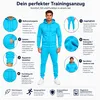 Herren Jogginganzug einfarbig 100% BW 586 Türkis M Produktbild-Vorschau 7