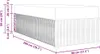 vidaXL Bedframe, blauw, 80 x 200 cm, met stoffen bekleding Productafbeelding-voorbeeld 7