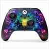A close-up studio shot of an Xbox controller with a colorful, abstract design. Produktbild-Vorschau