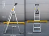 Drabest | Leiter - 6 Stufen, Tragfähigkeit 150kg - Leiter Produktbild-Vorschau 2