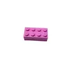 A single pink LEGO brick on a white background. Anteprima dell’immagine prodotto