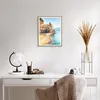 Gerahmtes Poster - Rahmen in heller Eiche - Küste Amalfi Produktbild-Vorschau 6