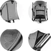 A collage of four close-up images of a baby stroller, highlighting different features and details. Náhľad obrázku produktu