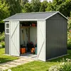 Geräteschuppen Gerätehaus Metall Gartenhaus Satteldach Produktbild-Vorschau 11