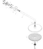 Hansgrohe Kopfbrause Raindance Select S 300 2jet 300mm mit Produktbild-Vorschau 6