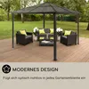Blumfeldt Pavillon 3x3m, Rostfreier Aluminium-Pavillon mit Produktbild-Vorschau 6
