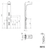 Pannello doccia Sistema doccia 8815 - Cromo - Acciaio Anteprima dell’immagine prodotto 1