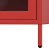 Vetrinetta Libreria a 4 ripiani Vetrinetta in metallo rosso Anteprima dell’immagine prodotto 8