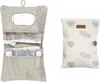 A baby organizer bag and a matching pouch are displayed side-by-side on a white background. Produktbild-Vorschau