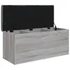 A storage bench with its lid open, showing the interior compartments. Náhled obrázku produktu
