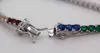 Tennis Armband Silber 925 multicolour Zirkonia Steine 18 Produktbild-Vorschau 2