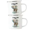 Schulkind 2025 Elefant Emaille Tasse Schuleinführung Sohn Produktbild-Vorschau 2