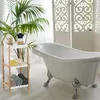 Relaxdays Badregal mit 3 Ablagen, freistehend, Standregal Produktbild-Vorschau 2
