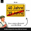 Blechschild 40 Schild Geburtstag, 40er Schild ORTSSCHILD, Produktbild-Vorschau 9
