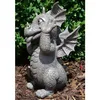 Gartendrache schneidet Grimasse Drache Figur Gargoyle Produktbild-Vorschau 2