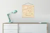 MuchoWow® Textilposter Böblingen - Karte - Vintage - Produktbild-Vorschau 3