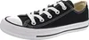A single black Converse Chuck Taylor All Star sneaker is shown from a side-diagonal angle against a white background. Voir les images du produit