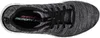 A top-down view of a black and gray Skechers sneaker. Anteprima dell’immagine prodotto