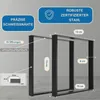 Sada 2 kovových stolových nohou 80x20x2 cm průmyslový Náhled obrázku produktu 5