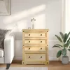 vidaXL Komoda Corona 92x48x114 cm lite drewno sosnowe Podgląd zdjęcia produktu 3