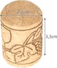 A close-up of a wine cork with dimensions indicated. Anteprima dell’immagine prodotto