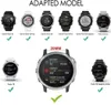 Strap-it Garmin Fenix 7s Silikonarmband (Schwarz) Produktbild-Vorschau 7
