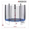 AREBOS Gartentrampolin Ø244 cm | Mit Netz, Leiter & Produktbild-Vorschau 12
