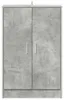 vidaXL Schuhschrank Betongrau 60x35x92 cm Holzwerkstoff Produktbild-Vorschau 4