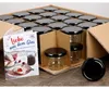 40er Set Sturzglas 230 ml mit schwarzem Deckel inkl. Produktbild-Vorschau 5