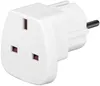 Reiseadapter UK auf Europa, weiß für Geräte aus UK (Typ G) Produktbild-Vorschau 3